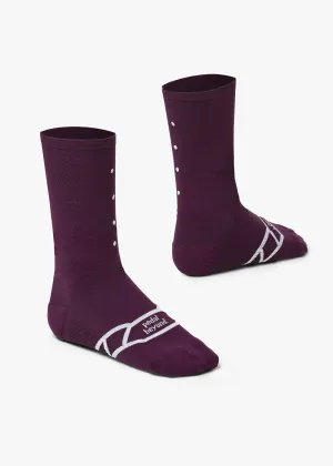 Lightweight / Socks - Aubergine