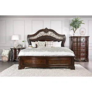 Menodora Brown Cherry 4 Pc. Queen Bedroom Set