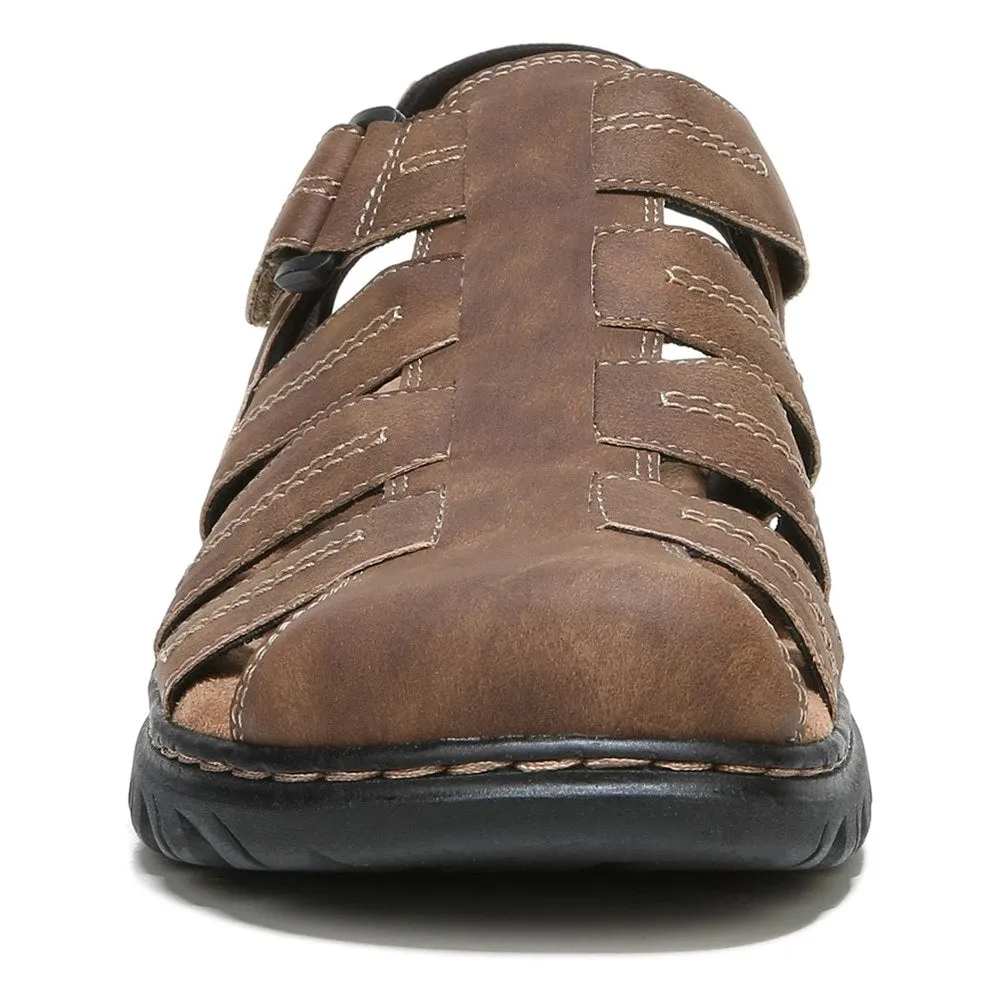 Men's sandals Candid Fisherman Dr. Scholl'S, brown