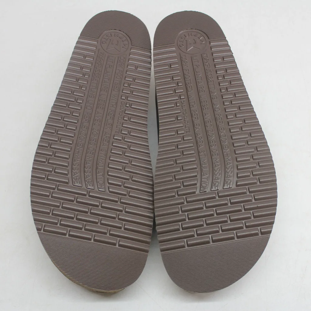 Mephisto Mens Sandals Niels Casual Buckle Slip On Open Back Smooth Leather - UK 9.5