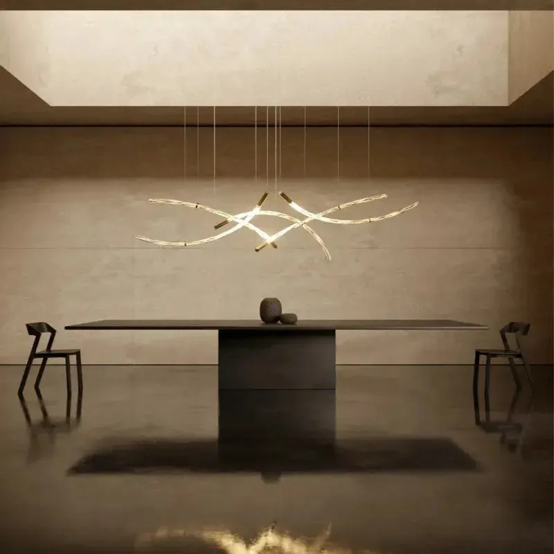 Modern Crystal Hanging Glass Chandelier