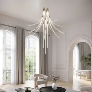 Modern Crystal Hanging Glass Chandelier