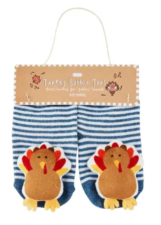 Mud Pie - Turkey Gobble Socks (More Styles)