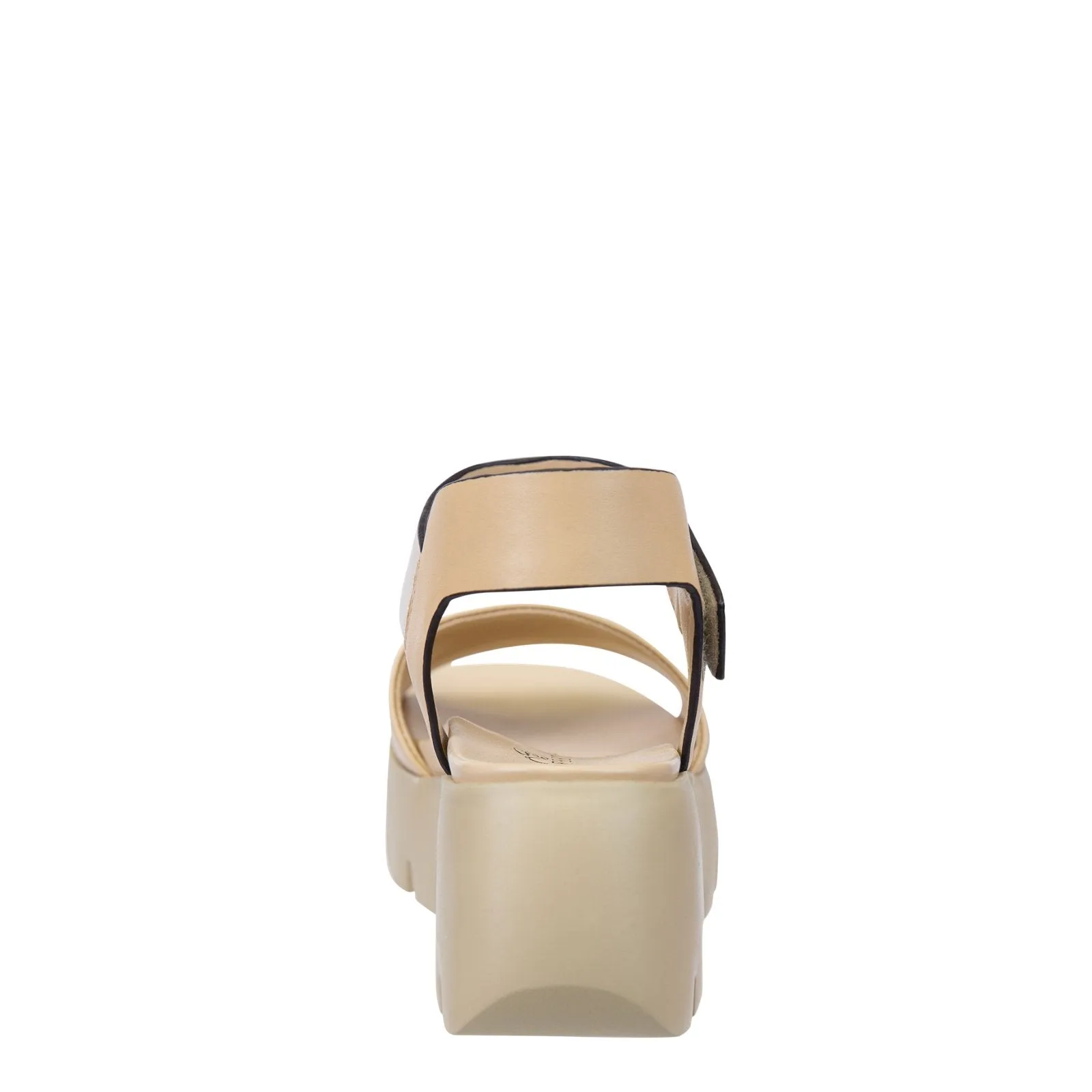 Naked Feet: ALLOY in BEIGE Platform Sandals