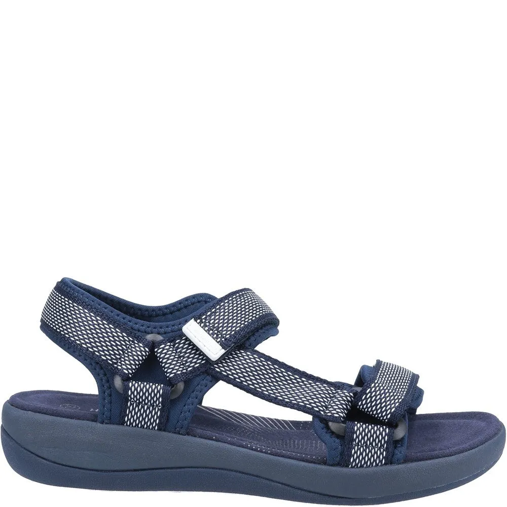 Navy Sara Quarter Strap Sandals