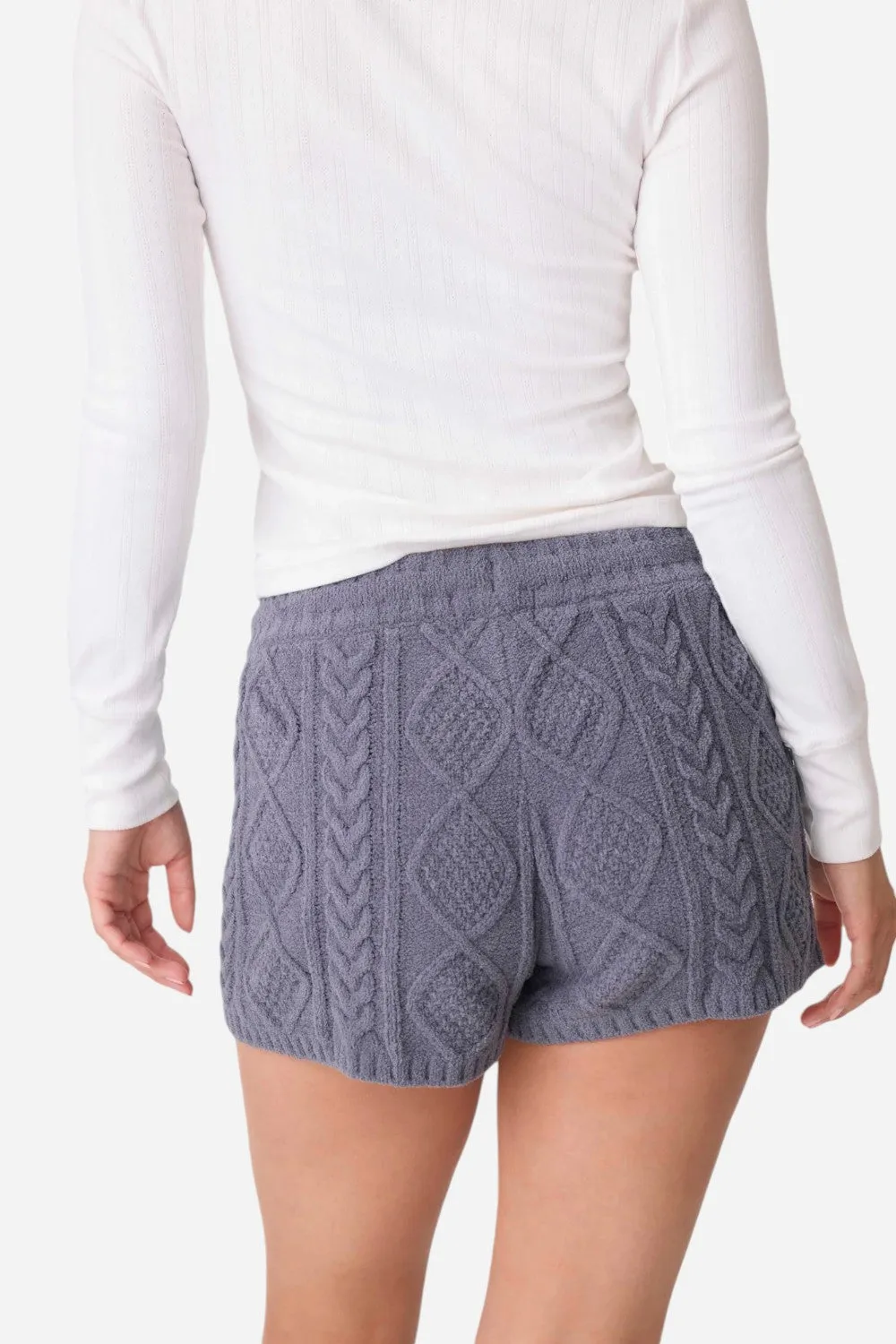 PJ Salvage Short Cable Crew Charcoal