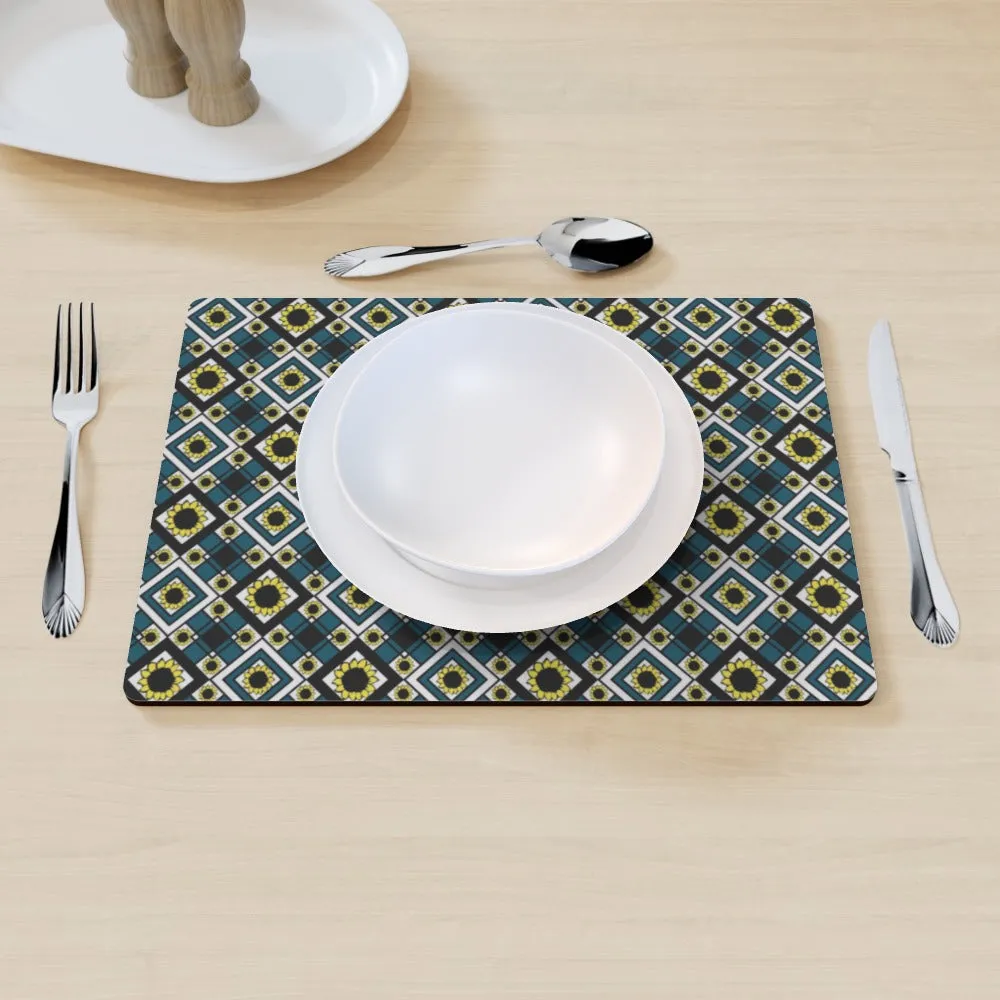 Placemat - Geometric Sunflowers