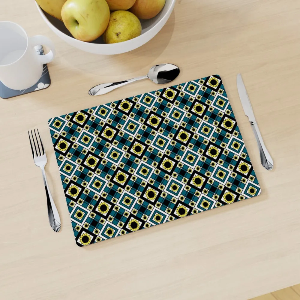 Placemat - Geometric Sunflowers