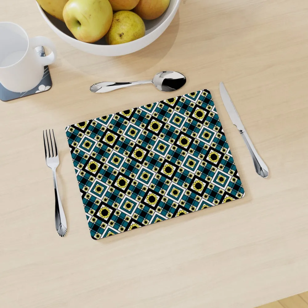 Placemat - Geometric Sunflowers