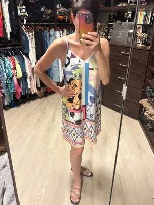 Printed Tank Dress