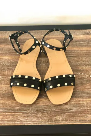 Sadie Sandals: Black
