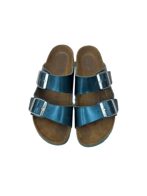 Sandals Flats By Birkenstock In Blue, Size: 6.5