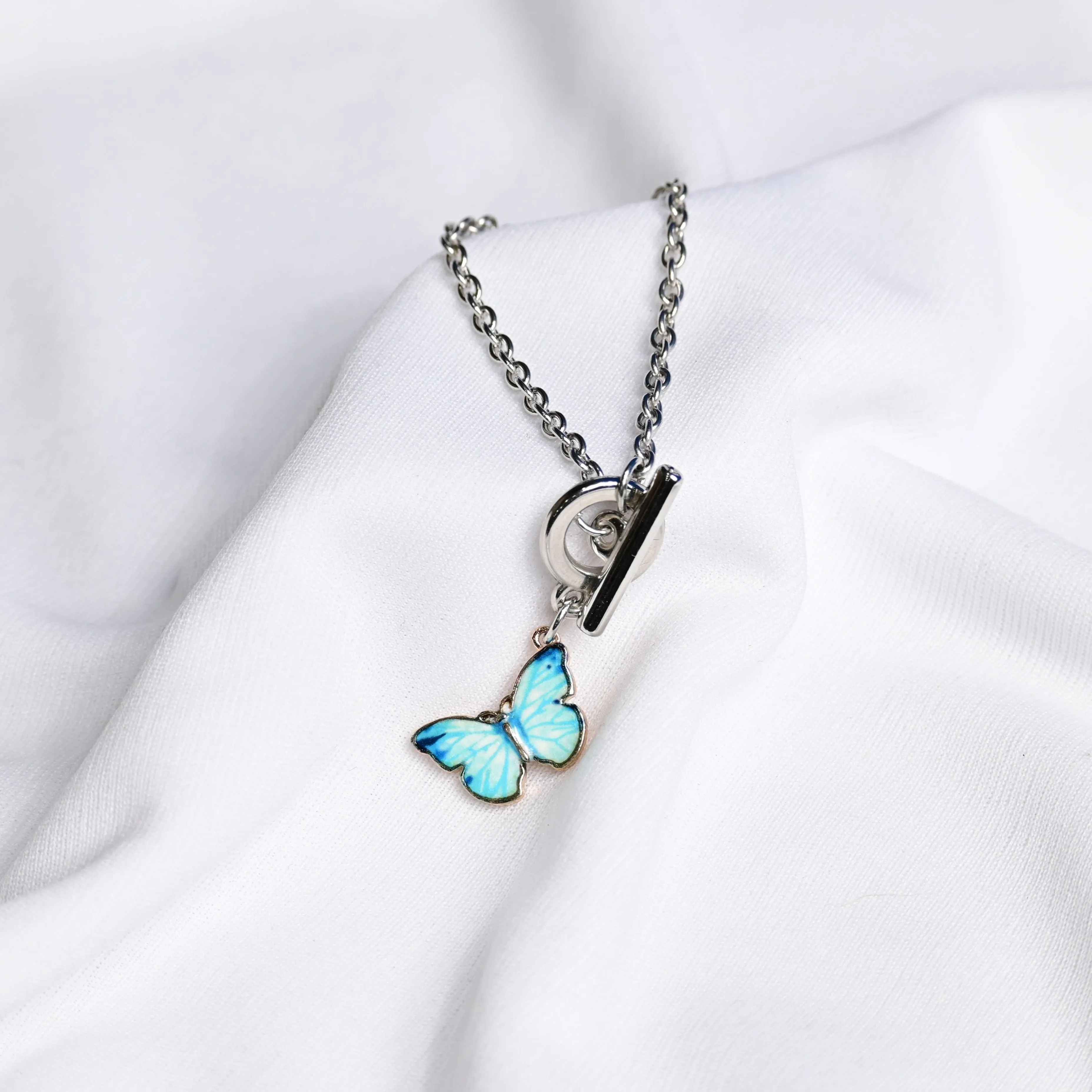 Sky Blue Butterfly Bracelet
