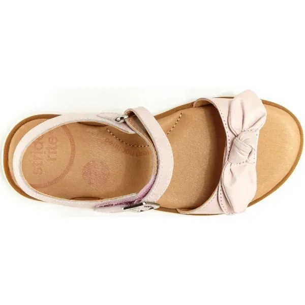 Stride Rite Whitney Girls Leather Milk Pink Dress Sandals