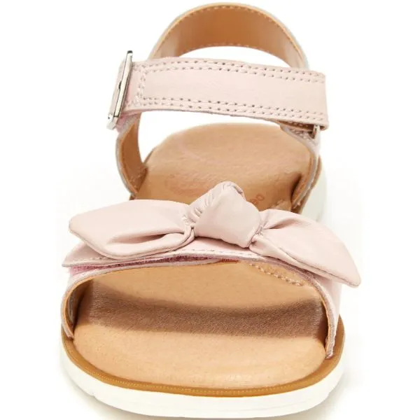 Stride Rite Whitney Girls Leather Milk Pink Dress Sandals