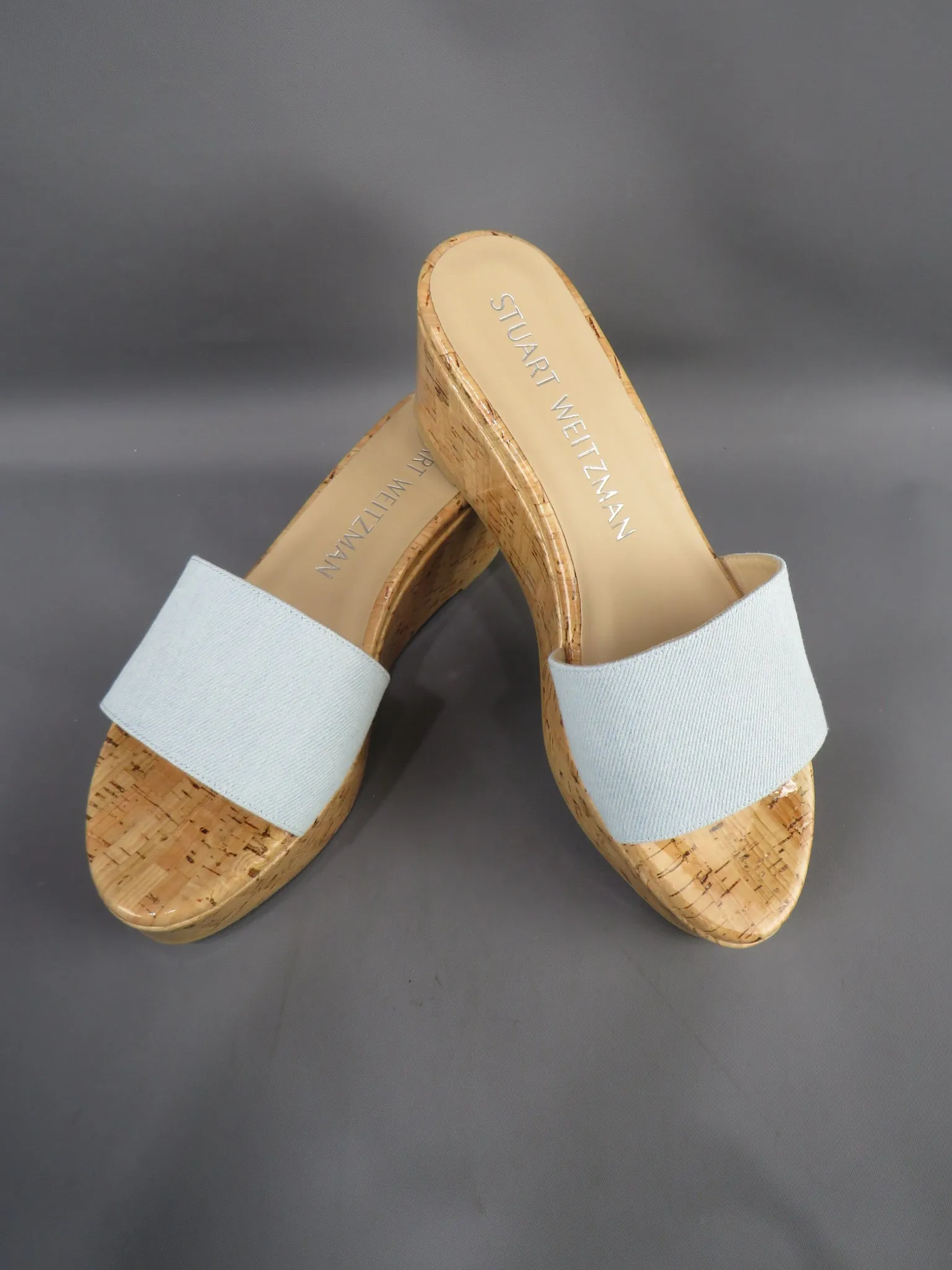 Stuart Weitzman Women's Summer Wedge Platform Slide Sandals