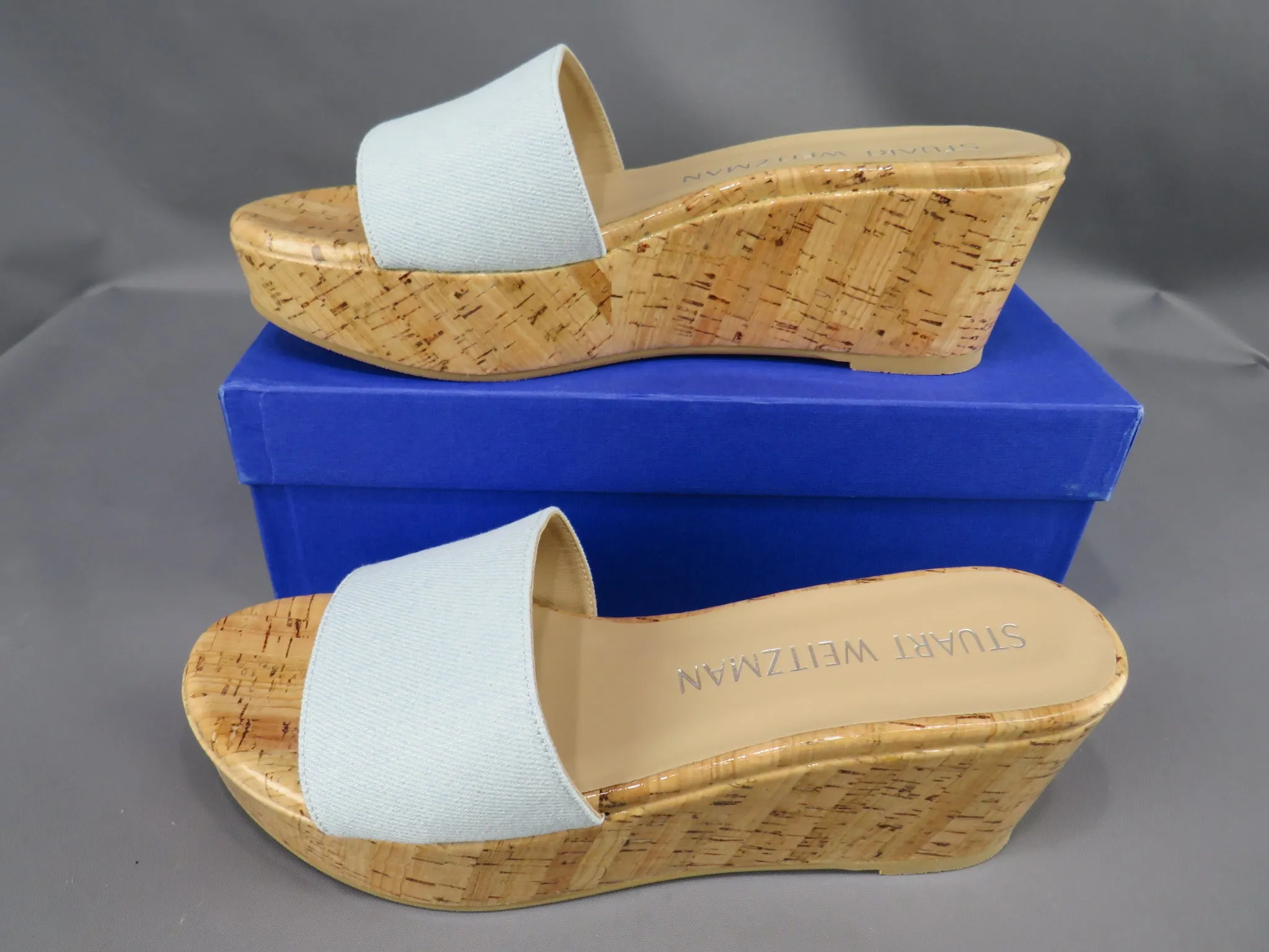 Stuart Weitzman Women's Summer Wedge Platform Slide Sandals