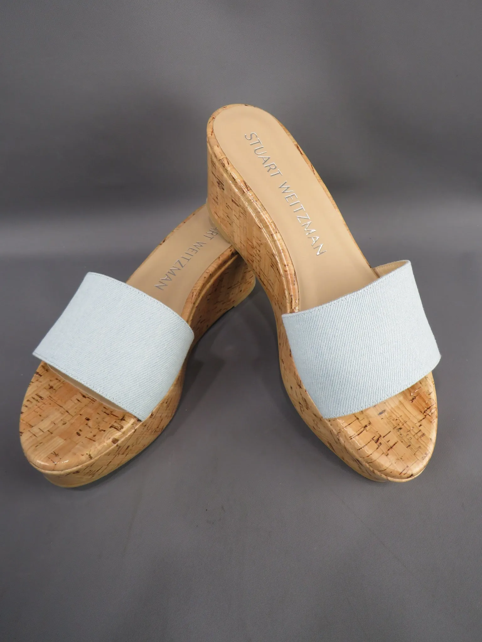 Stuart Weitzman Women's Summer Wedge Platform Slide Sandals