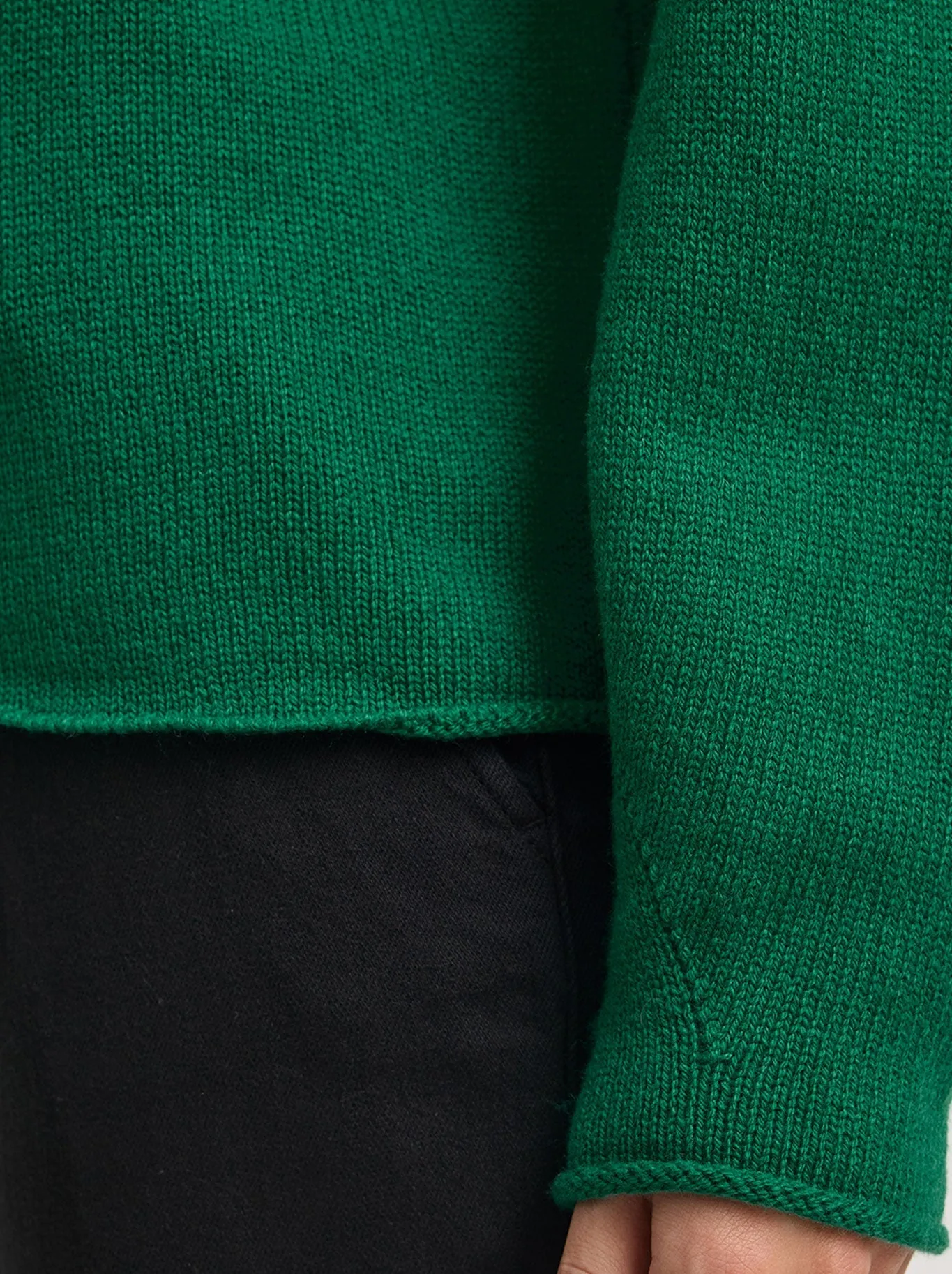 TOORALLIE RELAXED MOCK NECK