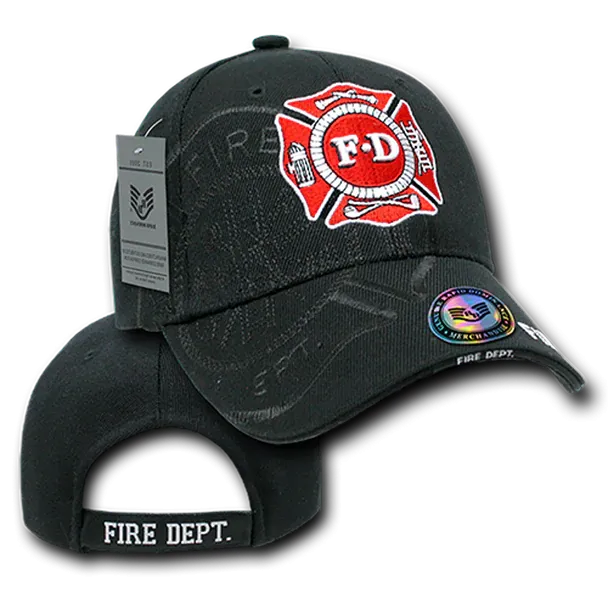 US F-D Embroidery Cap with shadow effect