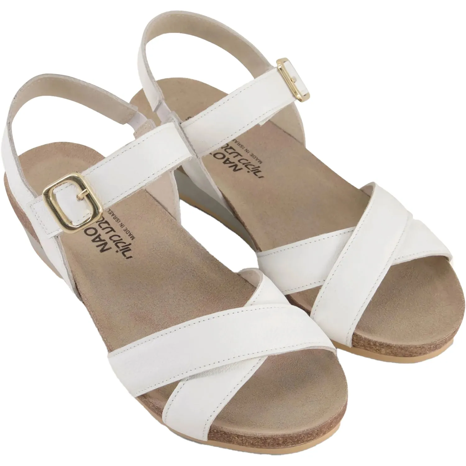 Women's Naot Throne Soft White Leather