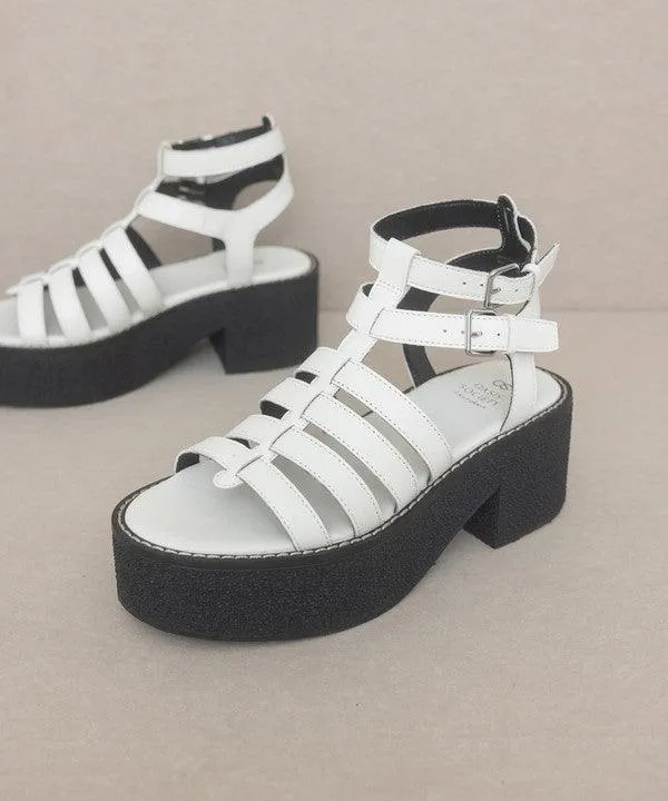 Womens Shoes Style No. Lindsey - Platform Gladiator Sandal