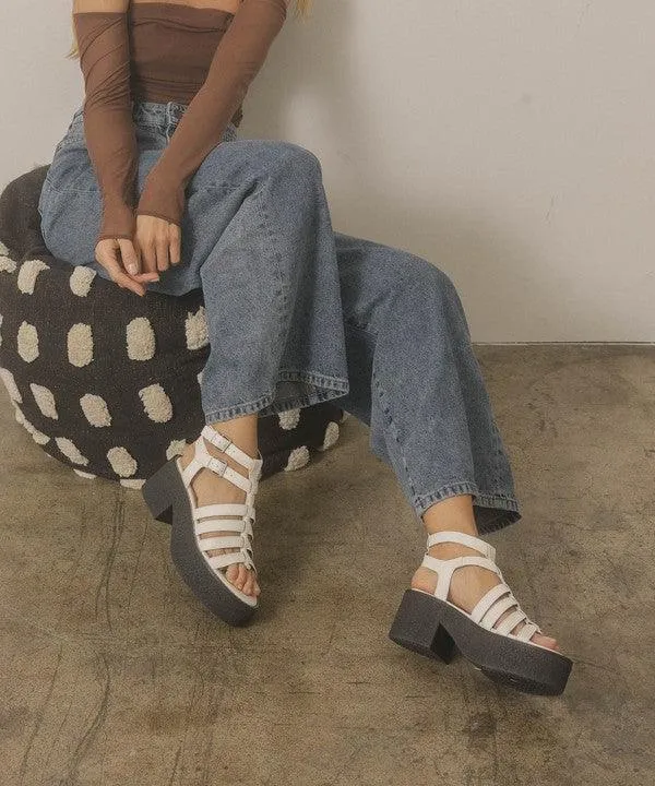 Womens Shoes Style No. Lindsey - Platform Gladiator Sandal