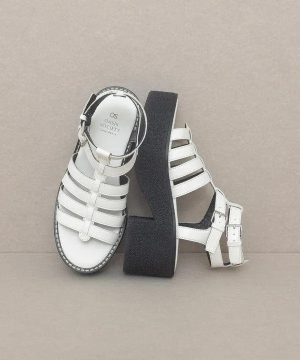 Womens Shoes Style No. Lindsey - Platform Gladiator Sandal