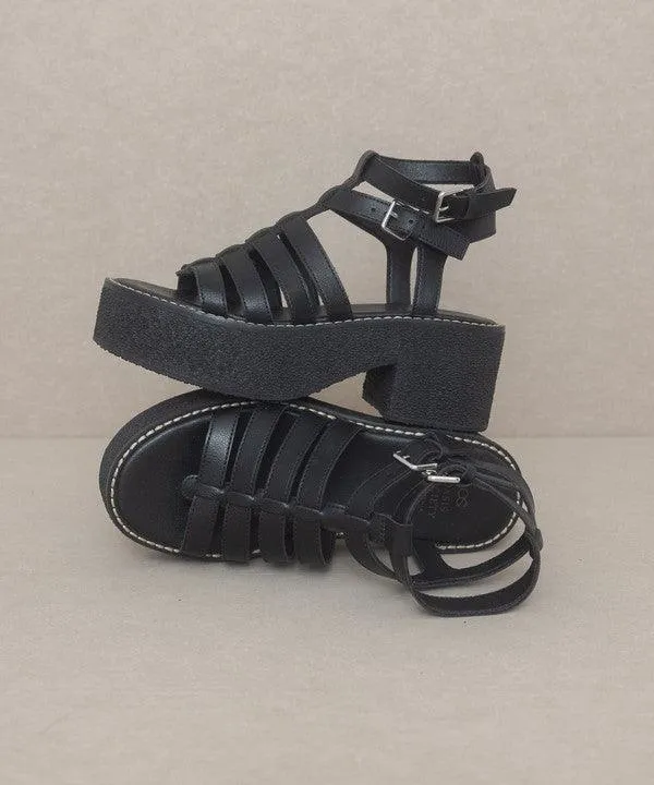 Womens Shoes Style No. Lindsey - Platform Gladiator Sandal