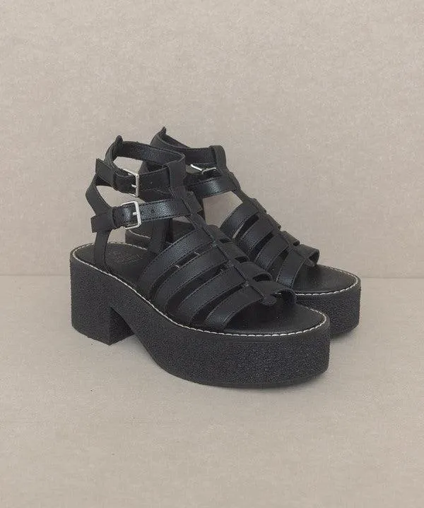 Womens Shoes Style No. Lindsey - Platform Gladiator Sandal